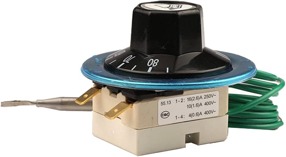 30-85 Degree Celsius Germany EGO Capillary Thermostat 55.13012.390